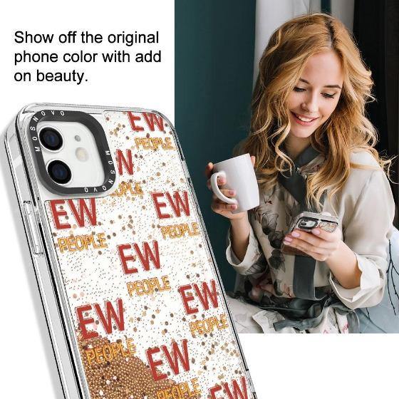 EW People Glitter Phone Case - iPhone 12 Case - MOSNOVO