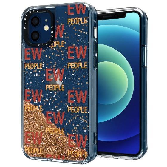 EW People Glitter Phone Case - iPhone 12 Mini Case - MOSNOVO