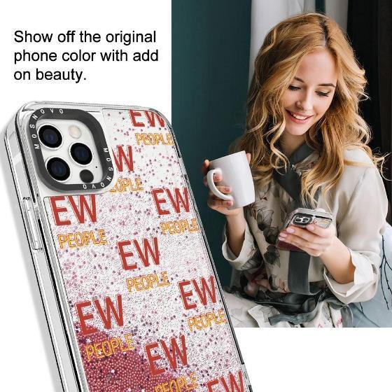 EW People Glitter Phone Case - iPhone 12 Pro Max Case - MOSNOVO