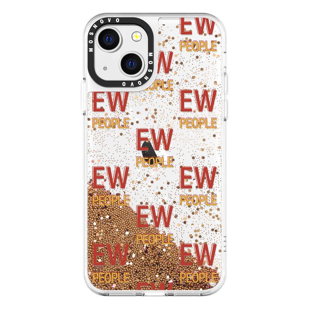 EW People Glitter Phone Case - iPhone 13 Case - MOSNOVO