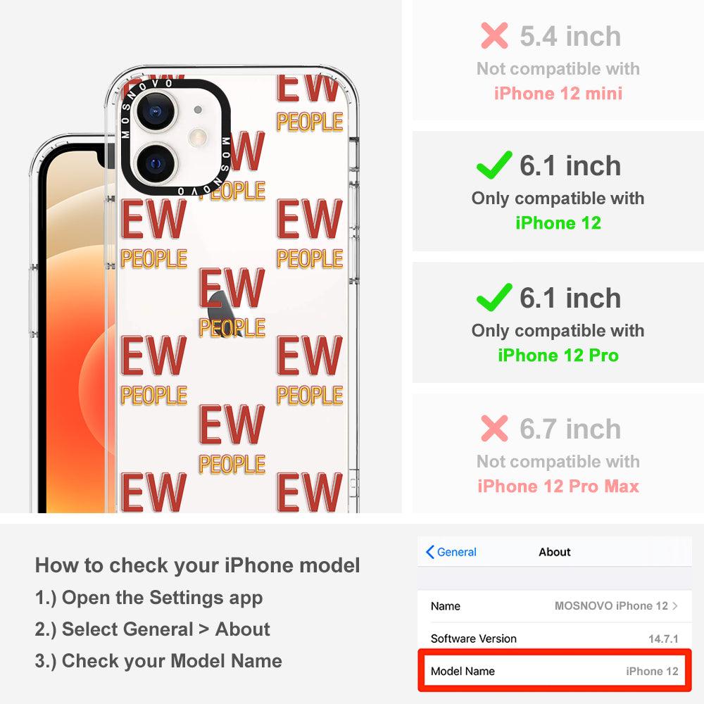 EW People Phone Case - iPhone 12 Case - MOSNOVO
