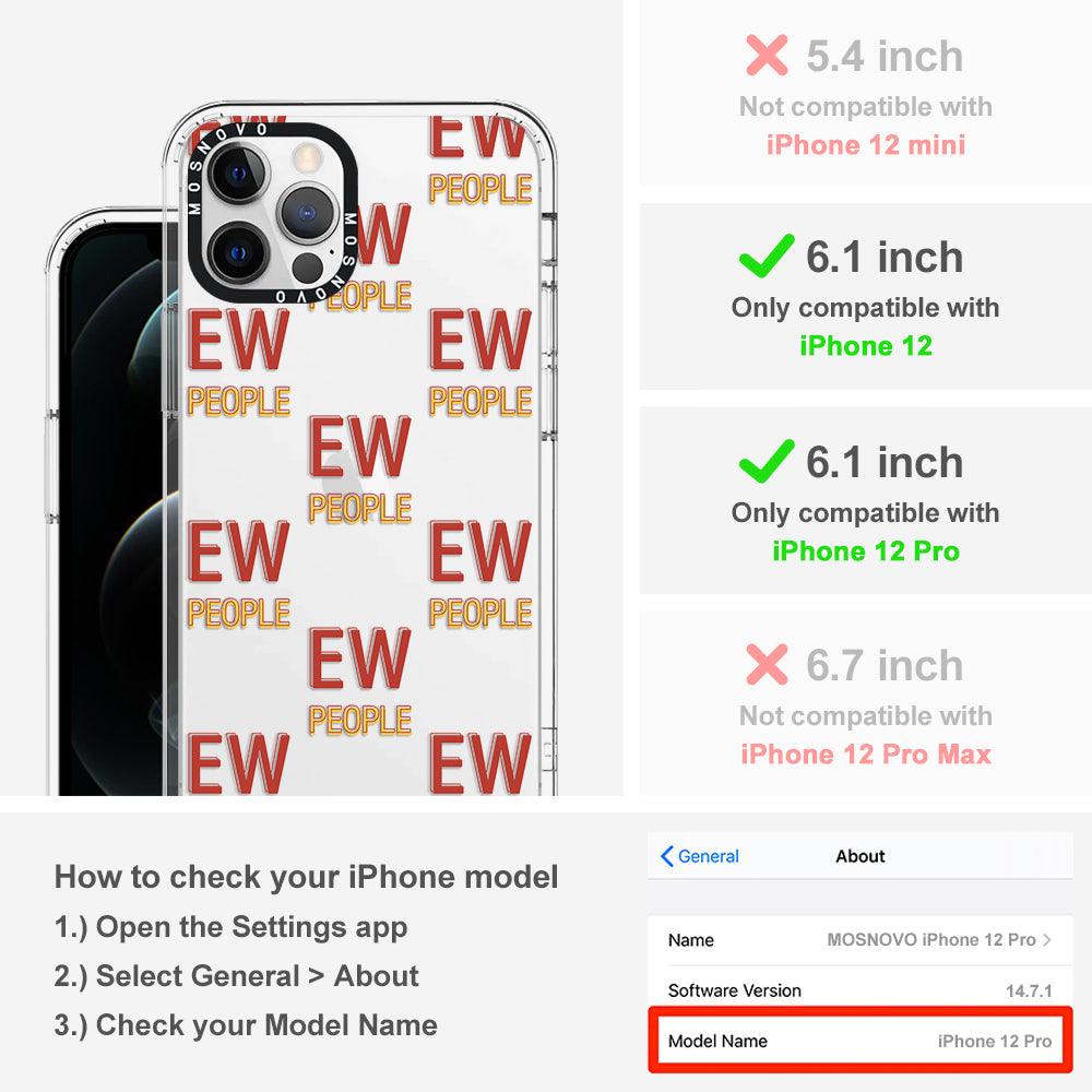 EW People Phone Case - iPhone 12 Pro Case - MOSNOVO