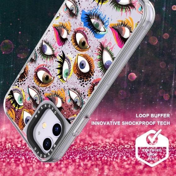 Eyes Glitter Phone Case - iPhone 11 Case - MOSNOVO