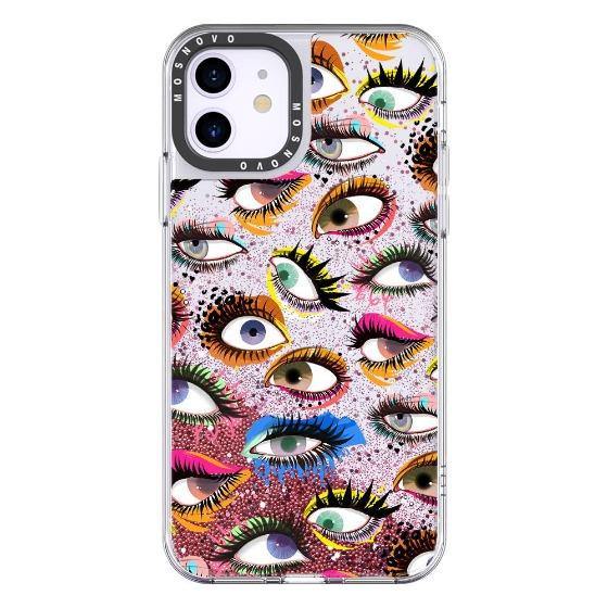 Eyes Glitter Phone Case - iPhone 11 Case - MOSNOVO