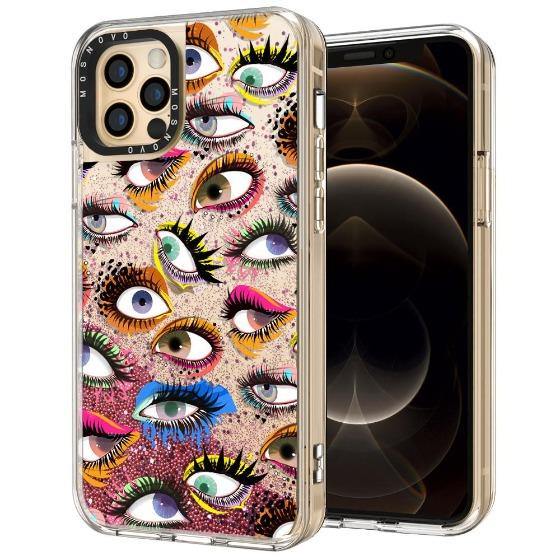 Eyes Glitter Phone Case - iPhone 12 Pro Case - MOSNOVO