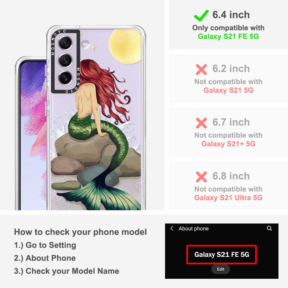 Fairy Mermaid Phone Case - Samsung Galaxy S21 FE Case - MOSNOVO