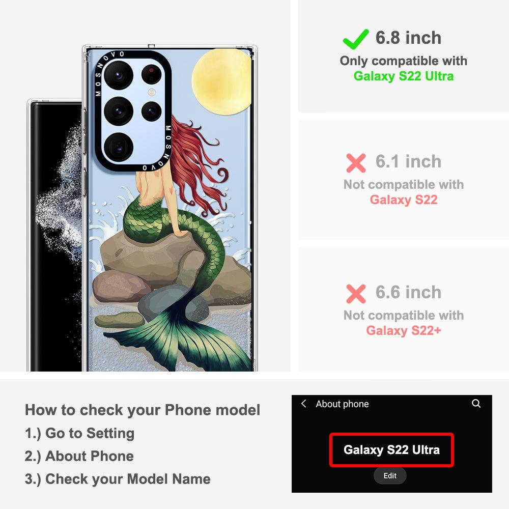 Mermaid Phone Case - Samsung Galaxy S22 Ultra Case - MOSNOVO