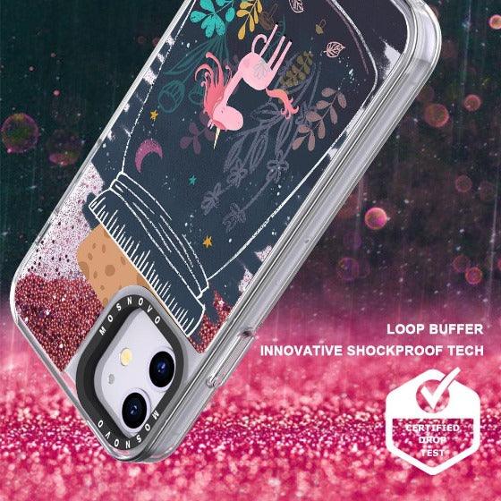 Fairy Unicorn Glitter Phone Case - iPhone 11 Case - MOSNOVO
