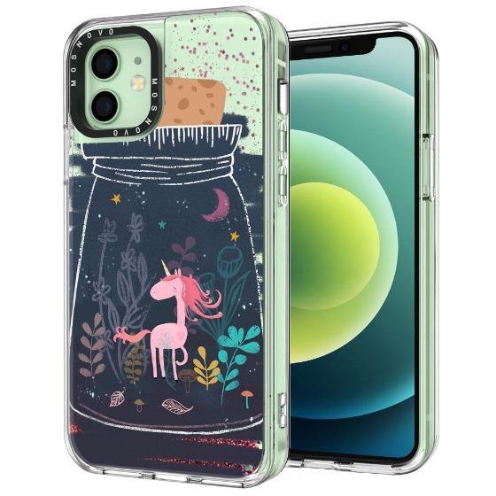 Fairy Unicorn Glitter Phone Case - iPhone 12 Mini Case - MOSNOVO