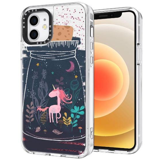 Fairy Unicorn Glitter Phone Case - iPhone 12 Mini Case - MOSNOVO