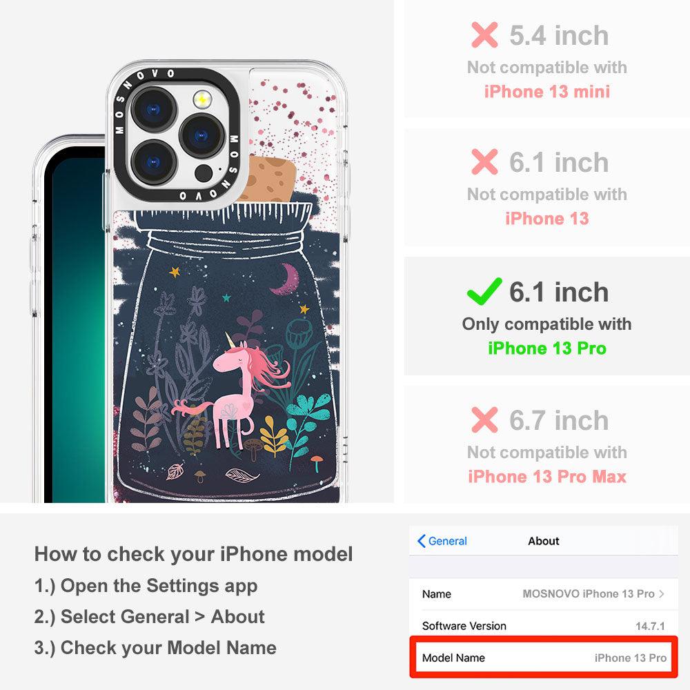 Fairy Unicorn Glitter Phone Case - iPhone 13 Pro Case - MOSNOVO