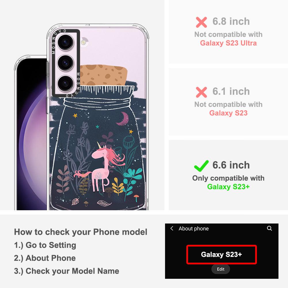 Fairy Unicorn Phone Case - Samsung Galaxy S23 Plus Case - MOSNOVO