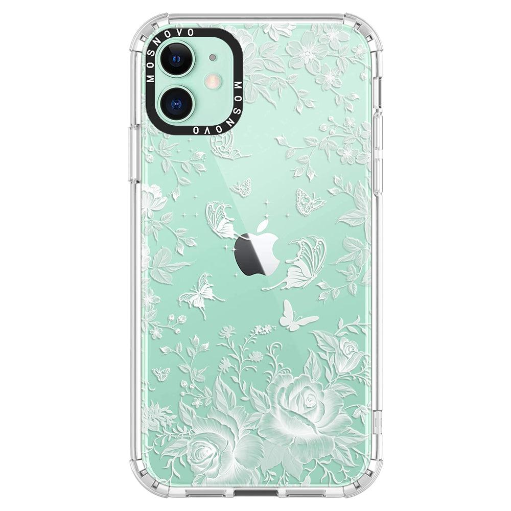 Fairy White Garden Phone Case - iPhone 11 Case - MOSNOVO