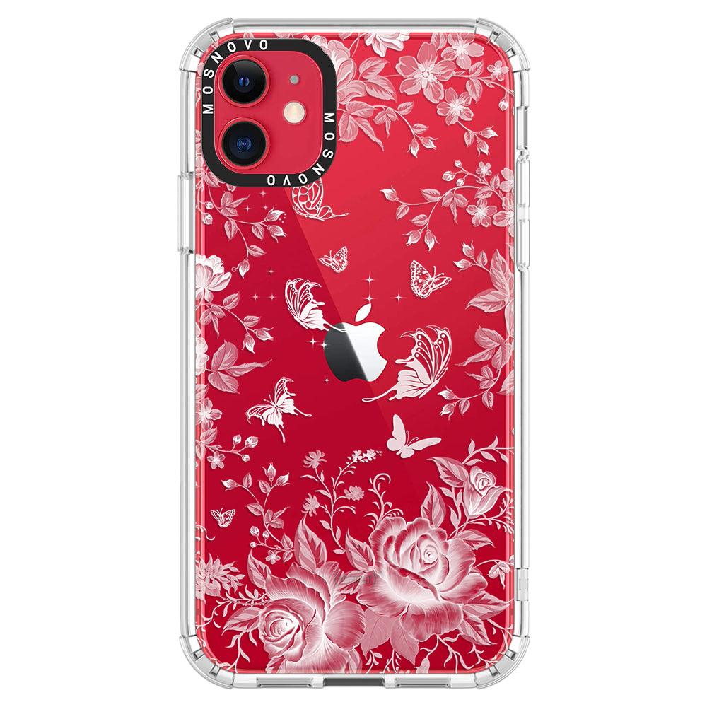 Fairy White Garden Phone Case - iPhone 11 Case - MOSNOVO