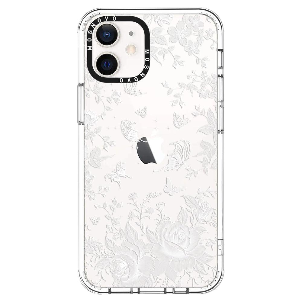 Fairy White Garden Phone Case - iPhone 12 Mini Case - MOSNOVO