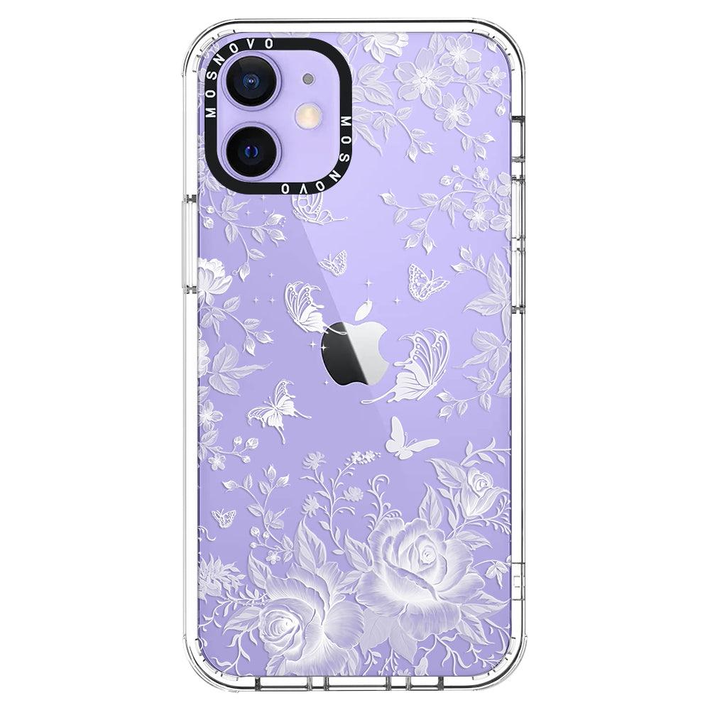 Fairy White Garden Phone Case - iPhone 12 Mini Case - MOSNOVO