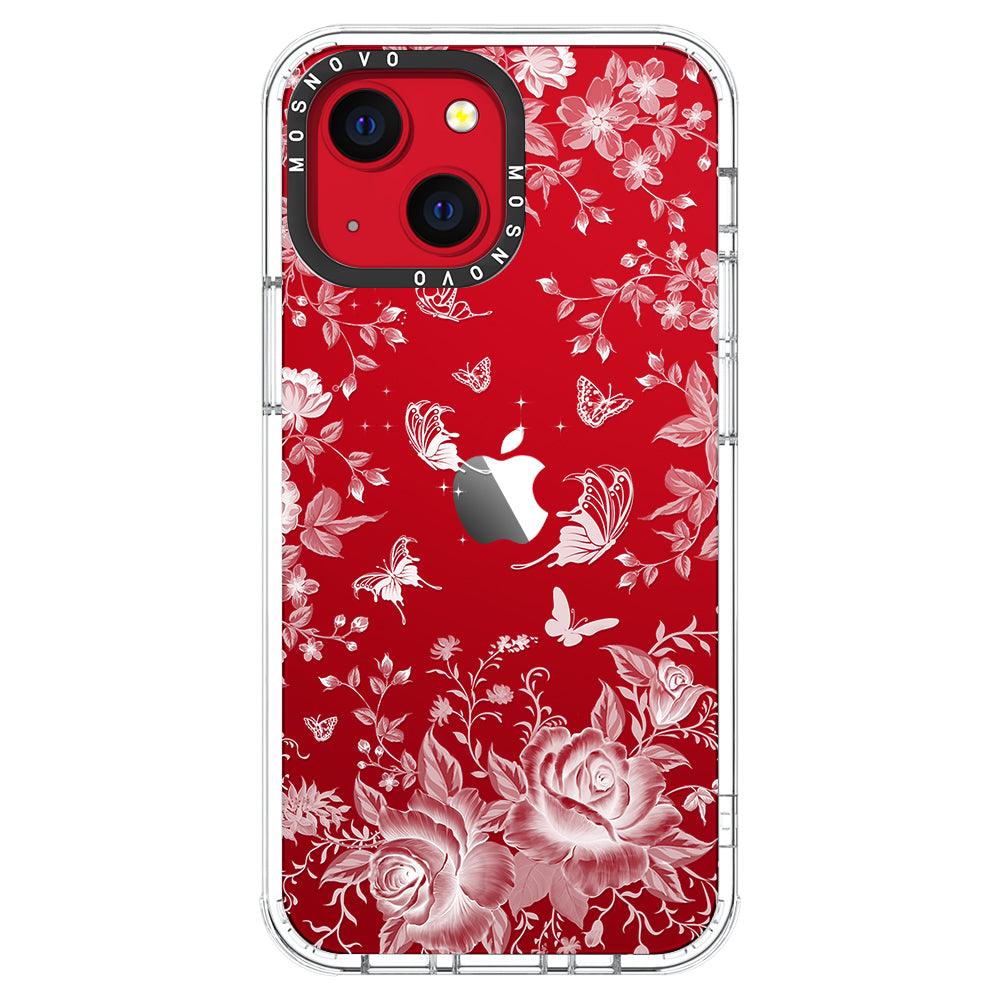 Fairy White Garden Phone Case - iPhone 13 Mini Case - MOSNOVO
