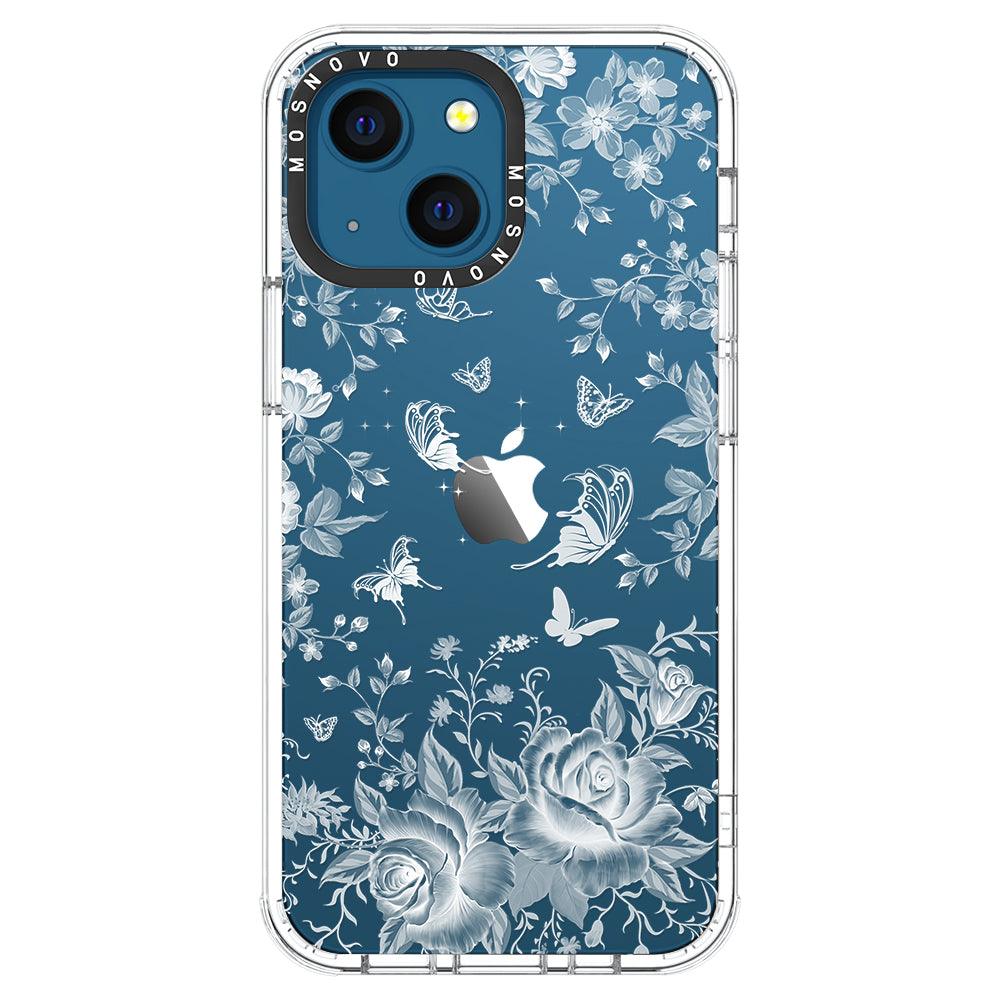 Fairy White Garden Phone Case - iPhone 13 Mini Case - MOSNOVO