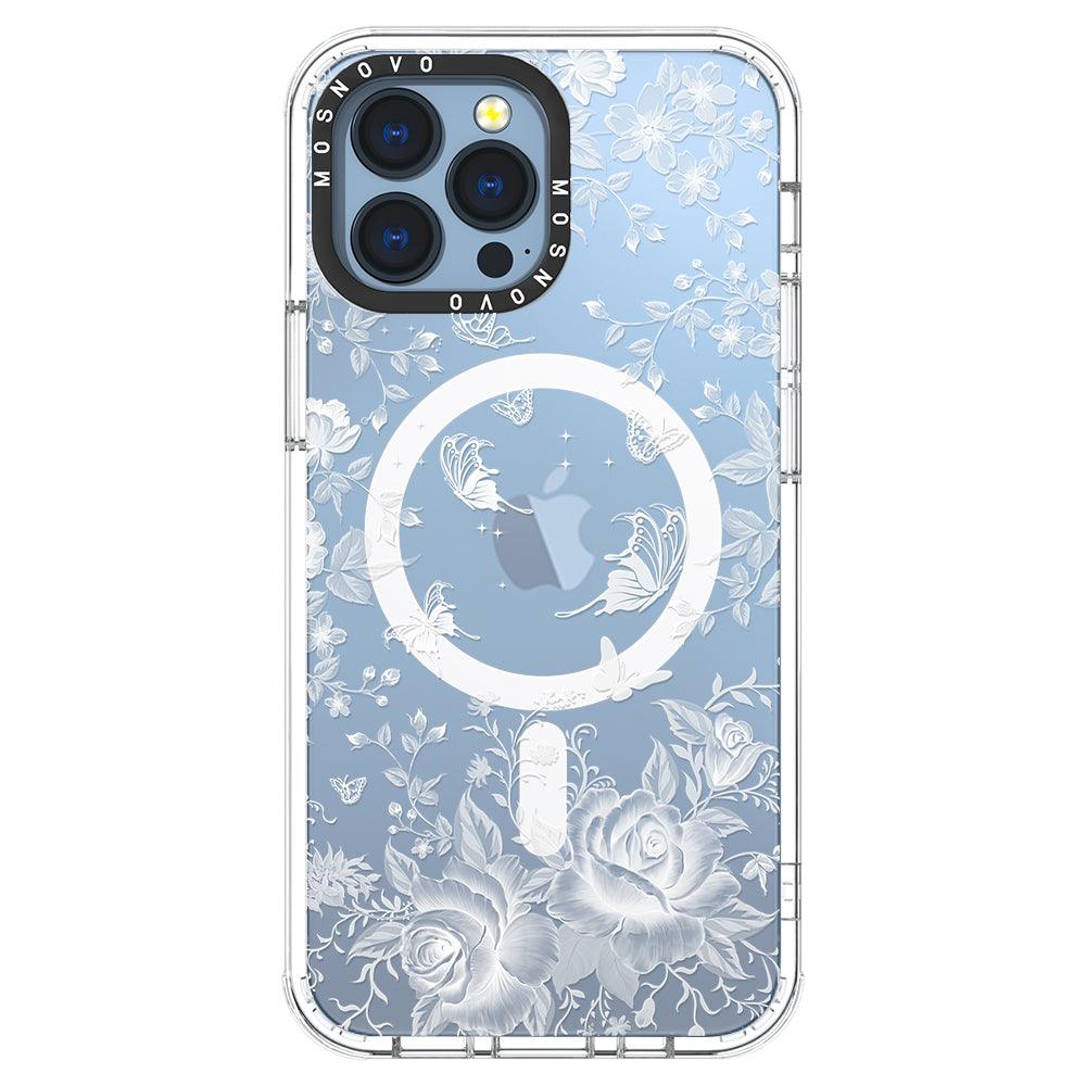 Fairy White Garden Phone Case - iPhone 13 Pro Max Case - MOSNOVO
