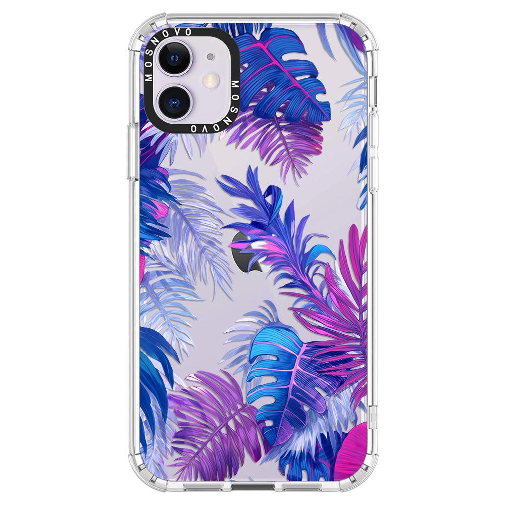 Fancy Palm Leaves Phone Case - iPhone 11 Case - MOSNOVO