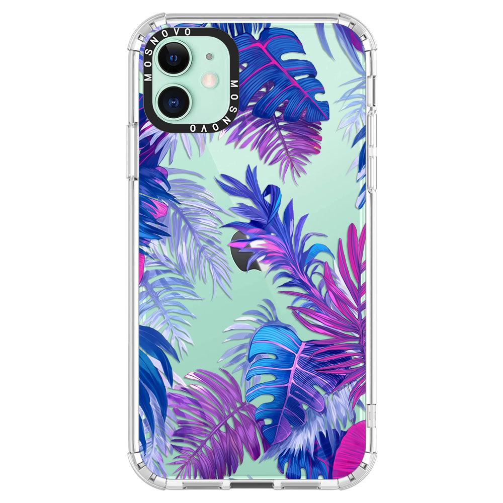 Fancy Palm Leaves Phone Case - iPhone 11 Case - MOSNOVO