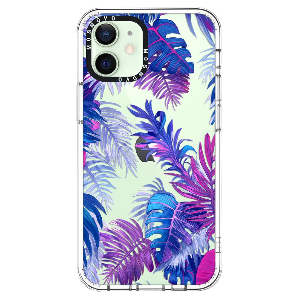Fancy Palm Leaves Phone Case - iPhone 12 Case - MOSNOVO