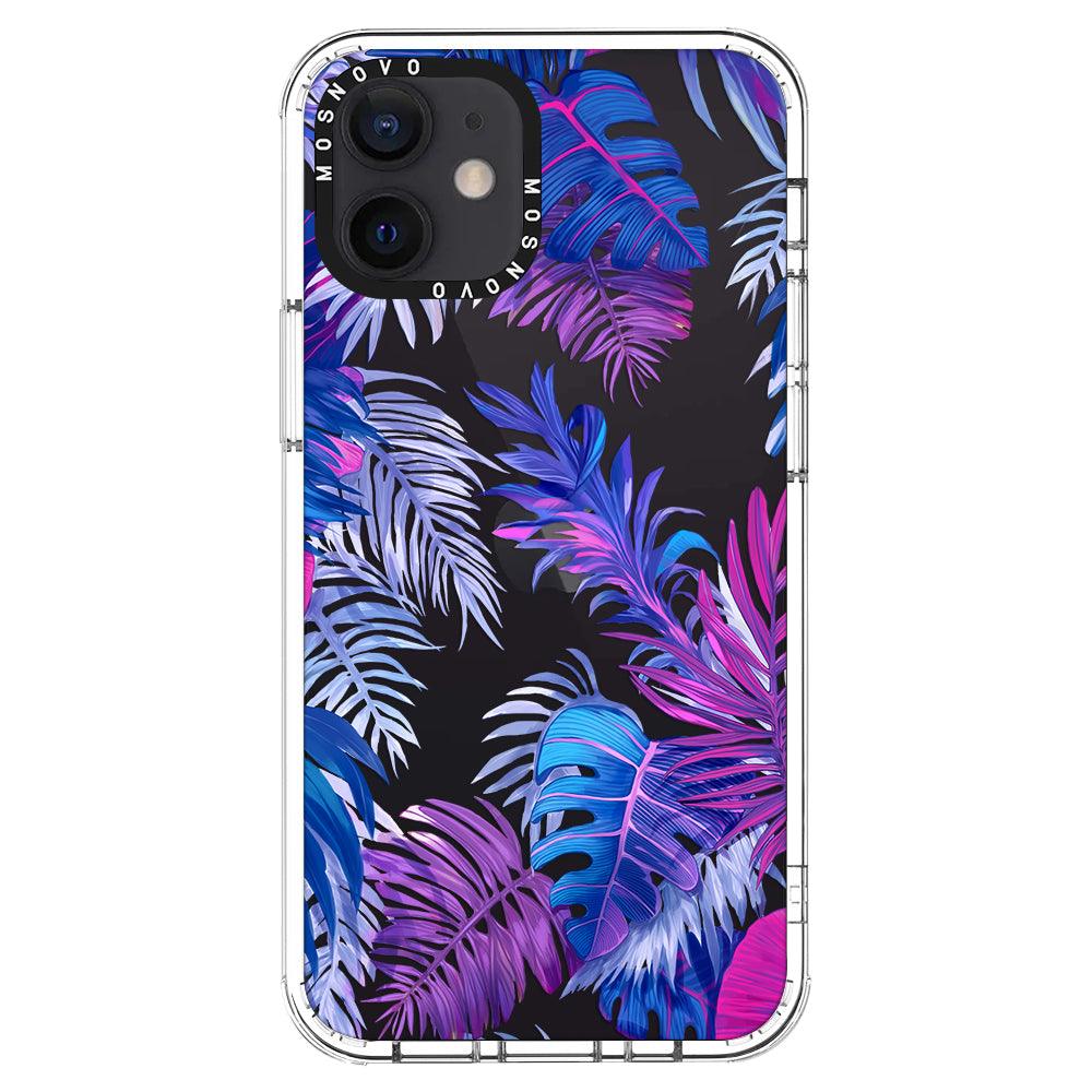 Fancy Palm Leaves Phone Case - iPhone 12 Case - MOSNOVO
