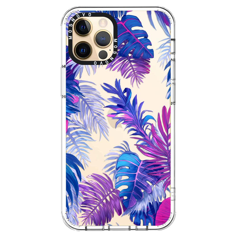 Fancy Palm Leaves Phone Case - iPhone 12 Pro Max Case - MOSNOVO