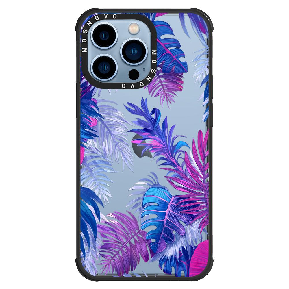 Fancy Palm Leaves Phone Case - iPhone 13 Pro Case - MOSNOVO