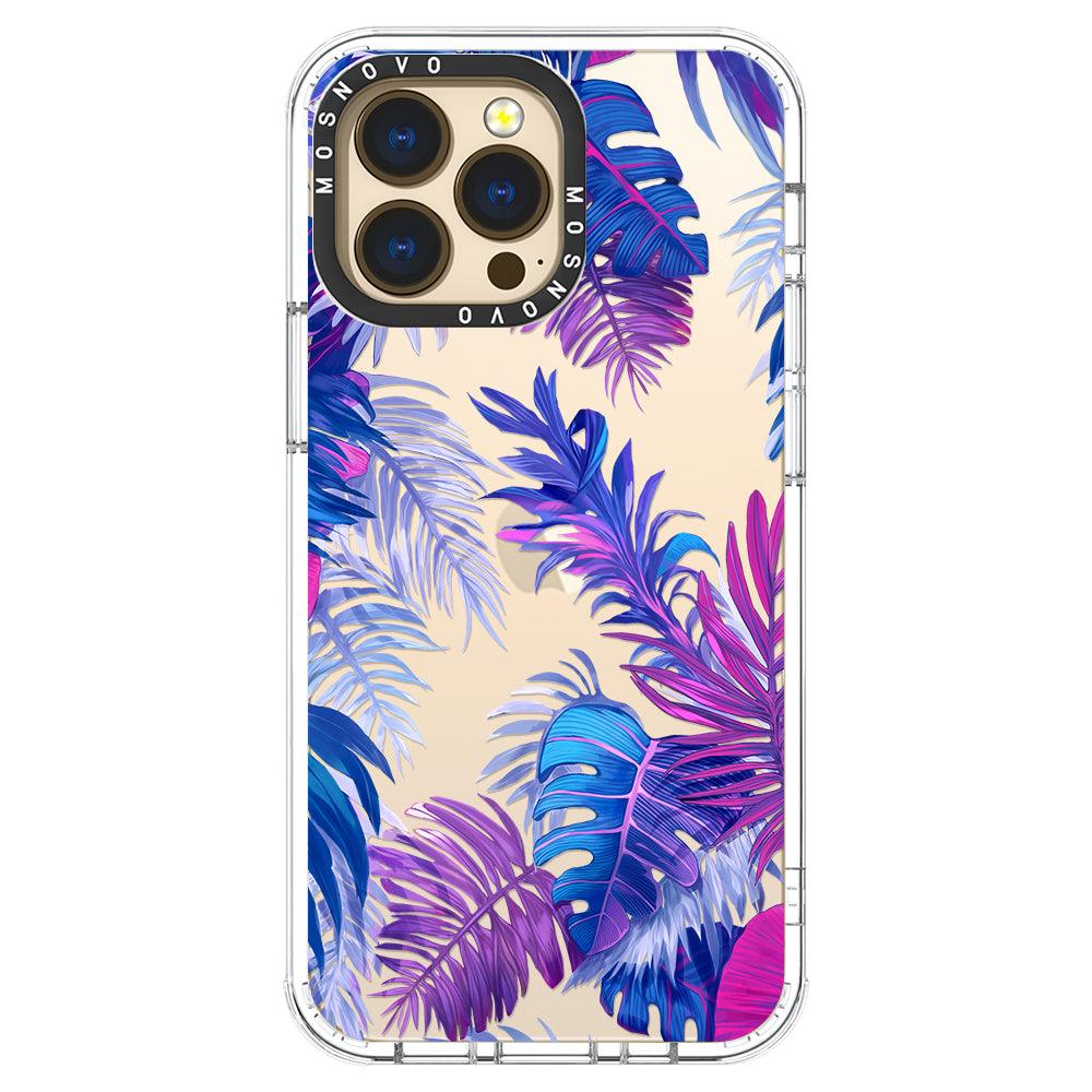 Fancy Palm Leaves Phone Case - iPhone 13 Pro Case - MOSNOVO
