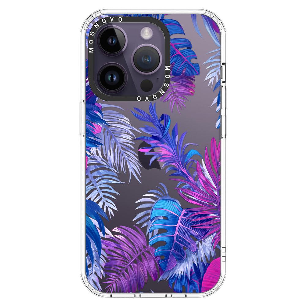 Fancy Palm Leaves Phone Case - iPhone 14 Pro Case - MOSNOVO