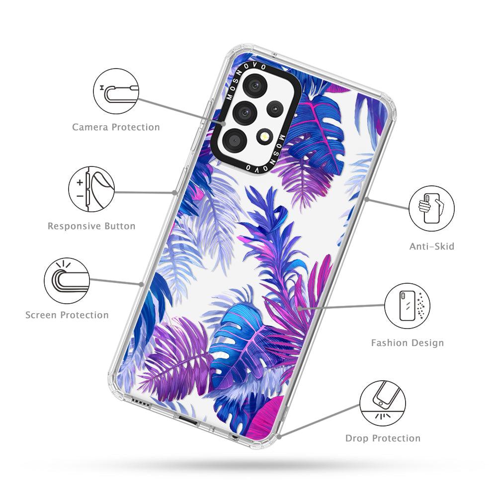 Fancy Palm Leaf Phone Case - Samsung Galaxy A52 & A52s Case - MOSNOVO