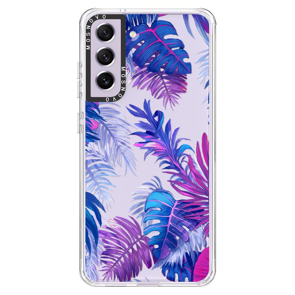 Fancy Palm Leaf Phone Case - Samsung Galaxy S21 FE Case - MOSNOVO