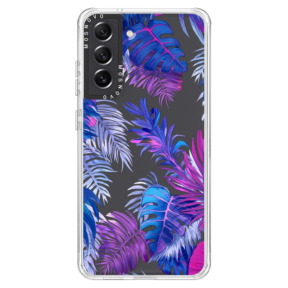 Fancy Palm Leaf Phone Case - Samsung Galaxy S21 FE Case - MOSNOVO
