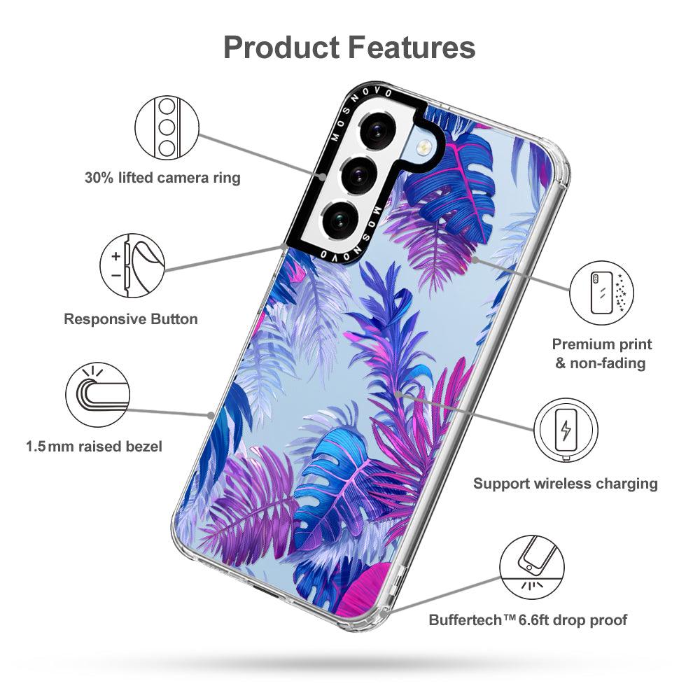 Fancy Palm Leaf Phone Case - Samsung Galaxy S22 Case - MOSNOVO