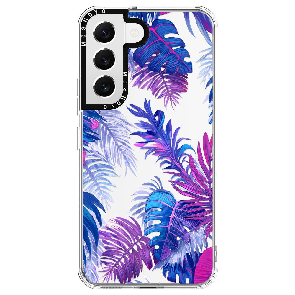Fancy Palm Leaf Phone Case - Samsung Galaxy S22 Plus Case - MOSNOVO