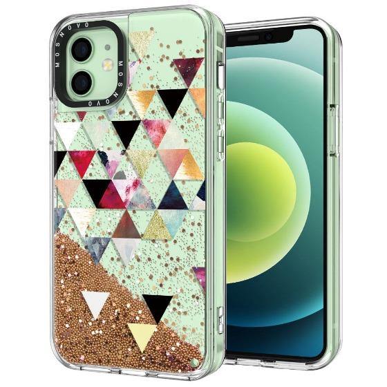 Fashion Marble Elements Glitter Phone Case - iPhone 12 Case