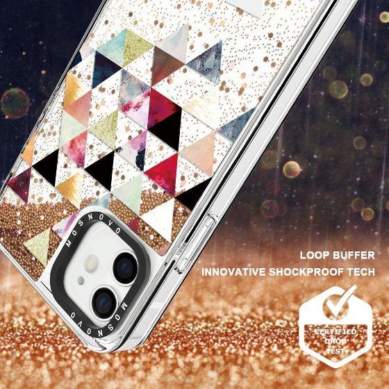 Fashion Marble Elements Glitter Phone Case - iPhone 12 Case