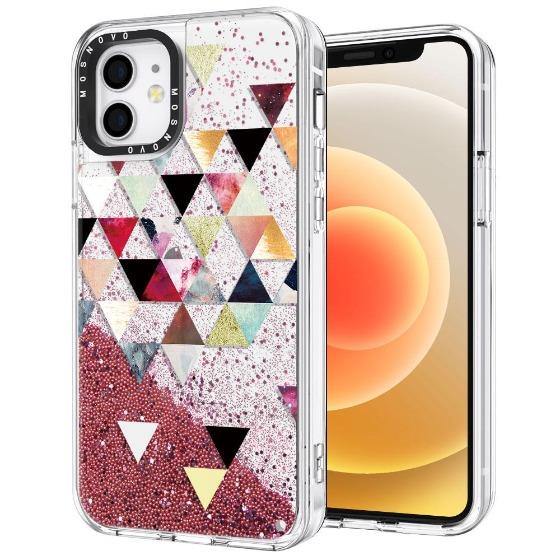 Fashion Marble Elements Glitter Phone Case - iPhone 12 Mini Case