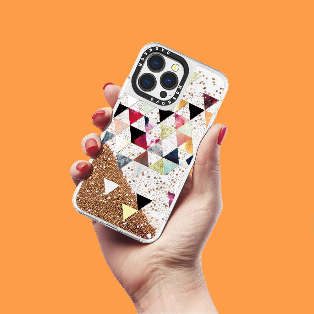 Fashion Marble Elements Glitter Phone Case - iPhone 13 Pro Case - MOSNOVO