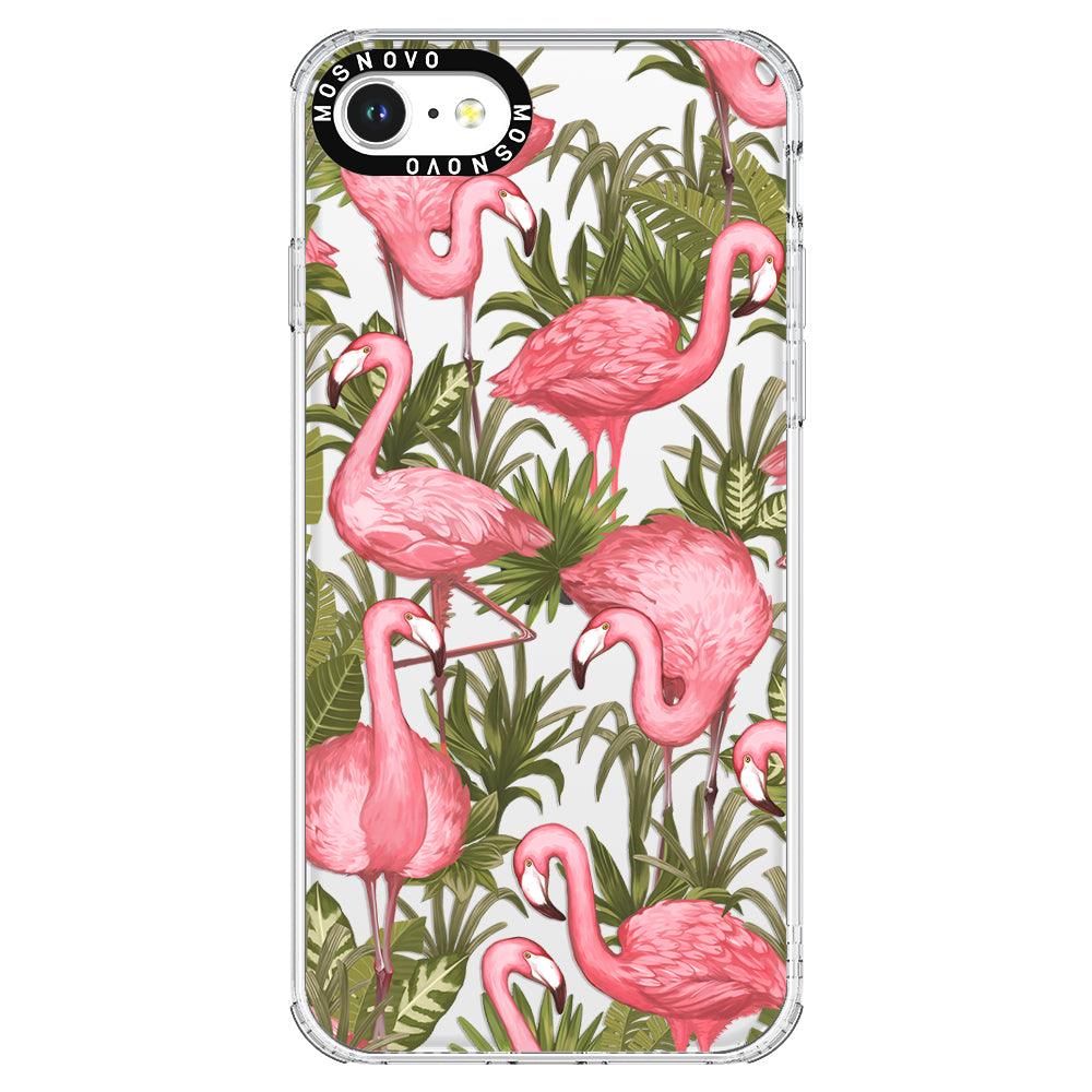 Jungle Flamingo Phone Case - iPhone 8 Case - MOSNOVO