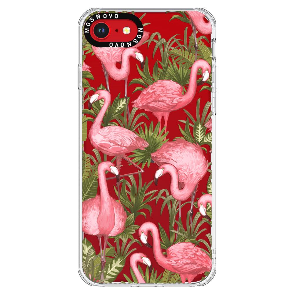 Jungle Flamingo Phone Case - iPhone SE 2020 Case - MOSNOVO