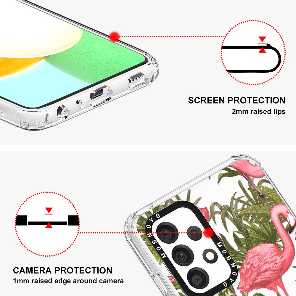 Flamingo Art Phone Case - Samsung Galaxy A52 & A52s Case - MOSNOVO