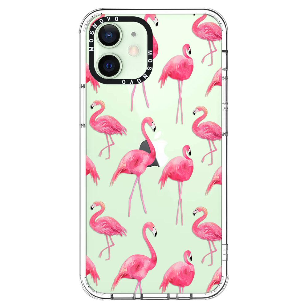 Flamingo Phone Case - iPhone 12 Case - MOSNOVO