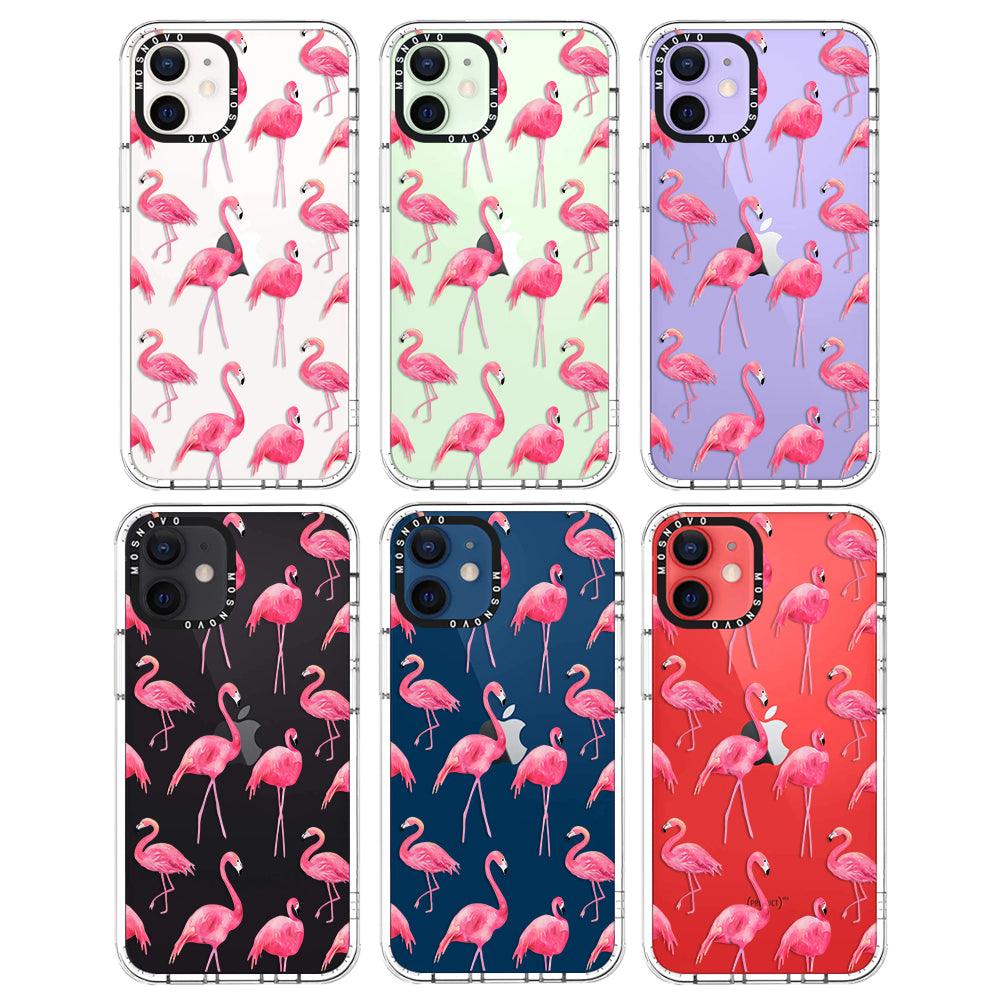 Flamingo Phone Case - iPhone 12 Mini Case - MOSNOVO