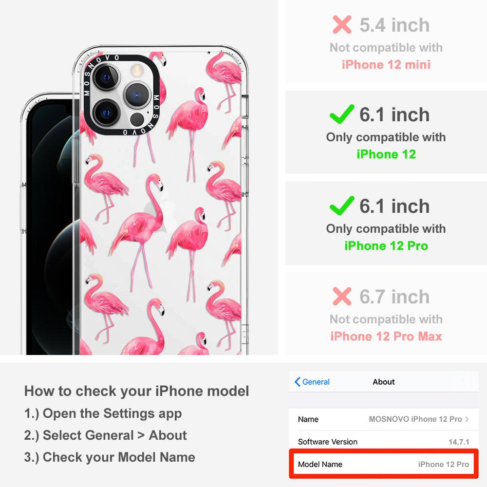 Flamingo Phone Case - iPhone 12 Pro Case - MOSNOVO