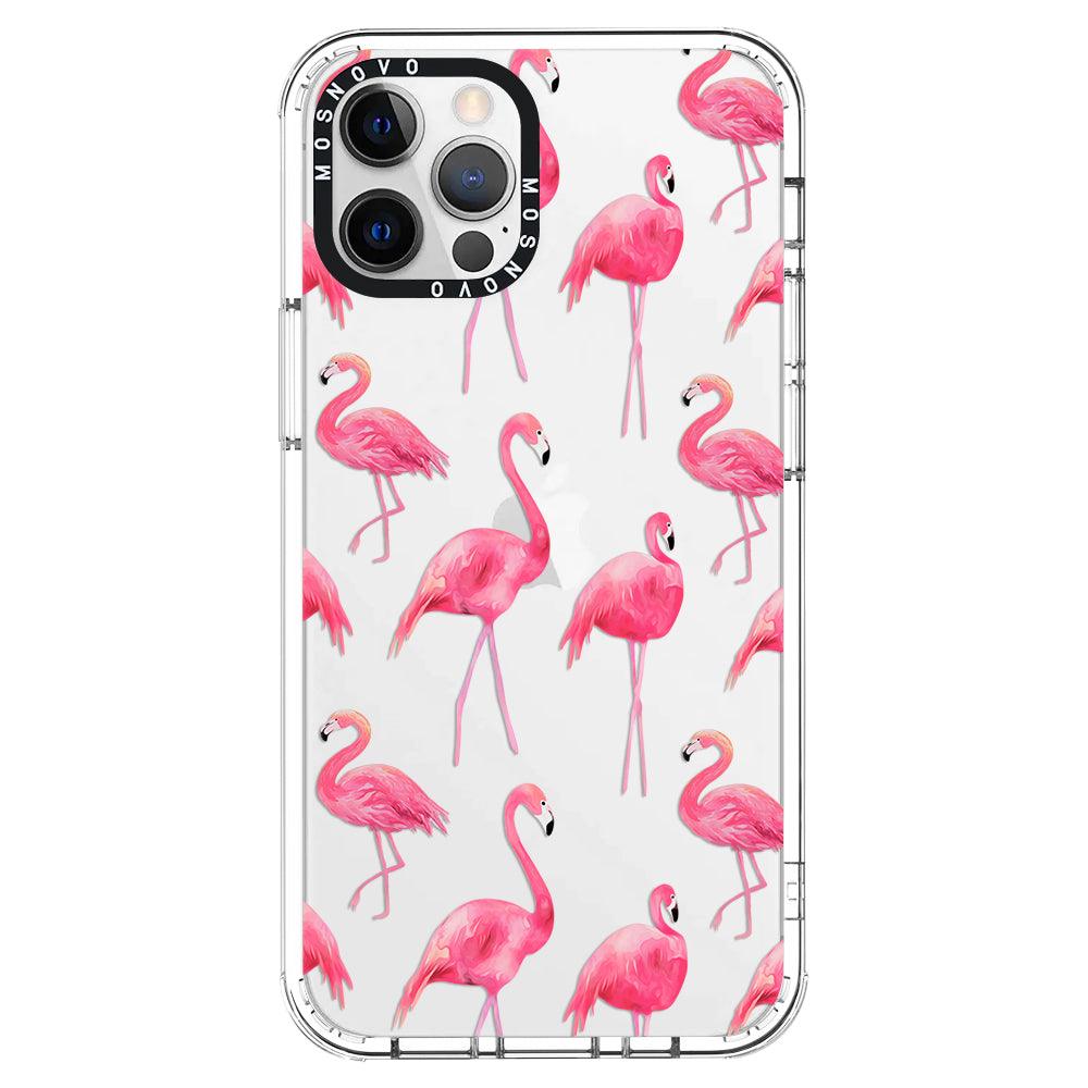 Flamingo Phone Case - iPhone 12 Pro Max Case - MOSNOVO