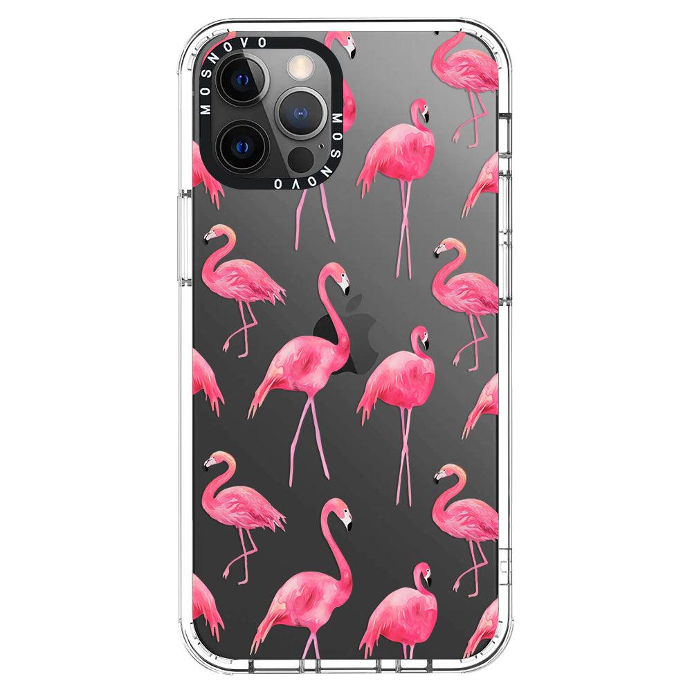 Flamingo Phone Case - iPhone 12 Pro Max Case - MOSNOVO