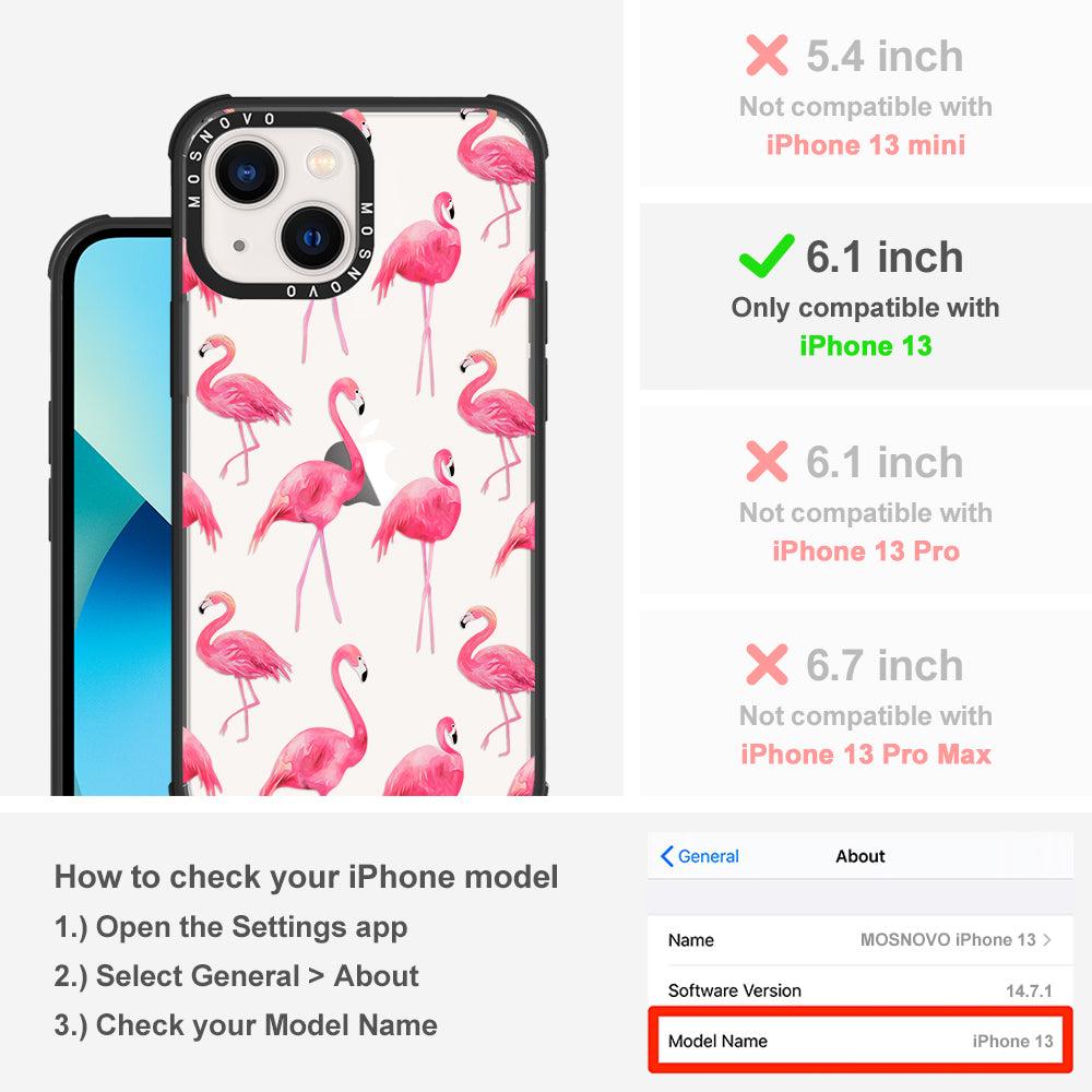 Flamingo Phone Case - iPhone 13 Case - MOSNOVO