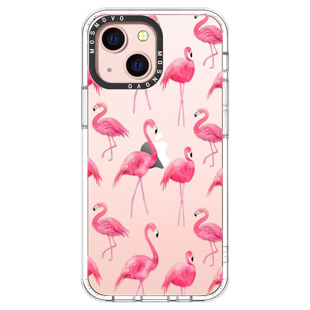 Flamingo Phone Case - iPhone 13 Mini Case - MOSNOVO